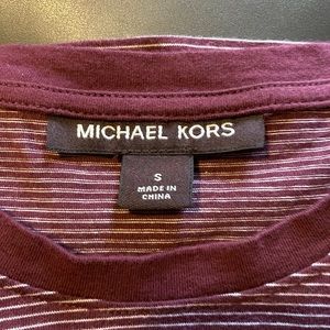 Michael Kors Men’s striped T Shirt Red Small